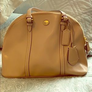 LIKE NEW beige COACH purse